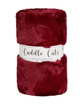 2 Yard Cuddle Cuts  Hide - Merlot