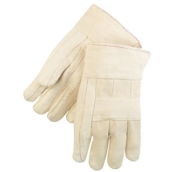 9124C MCR Safety Heat Resistance Gloves, Large, Cotton, Natural