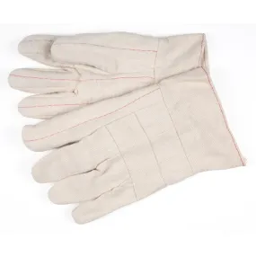 9128 MCR Safety Heat Resistance Gloves, Large, Cotton, Natural