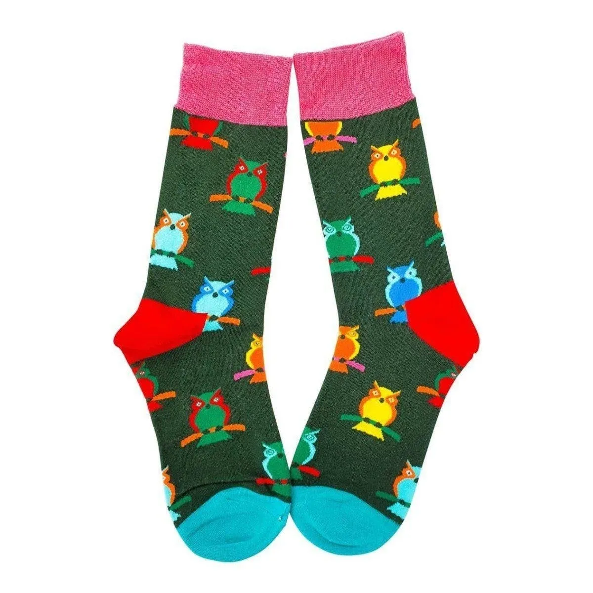 Animal Socks Colorful Owl