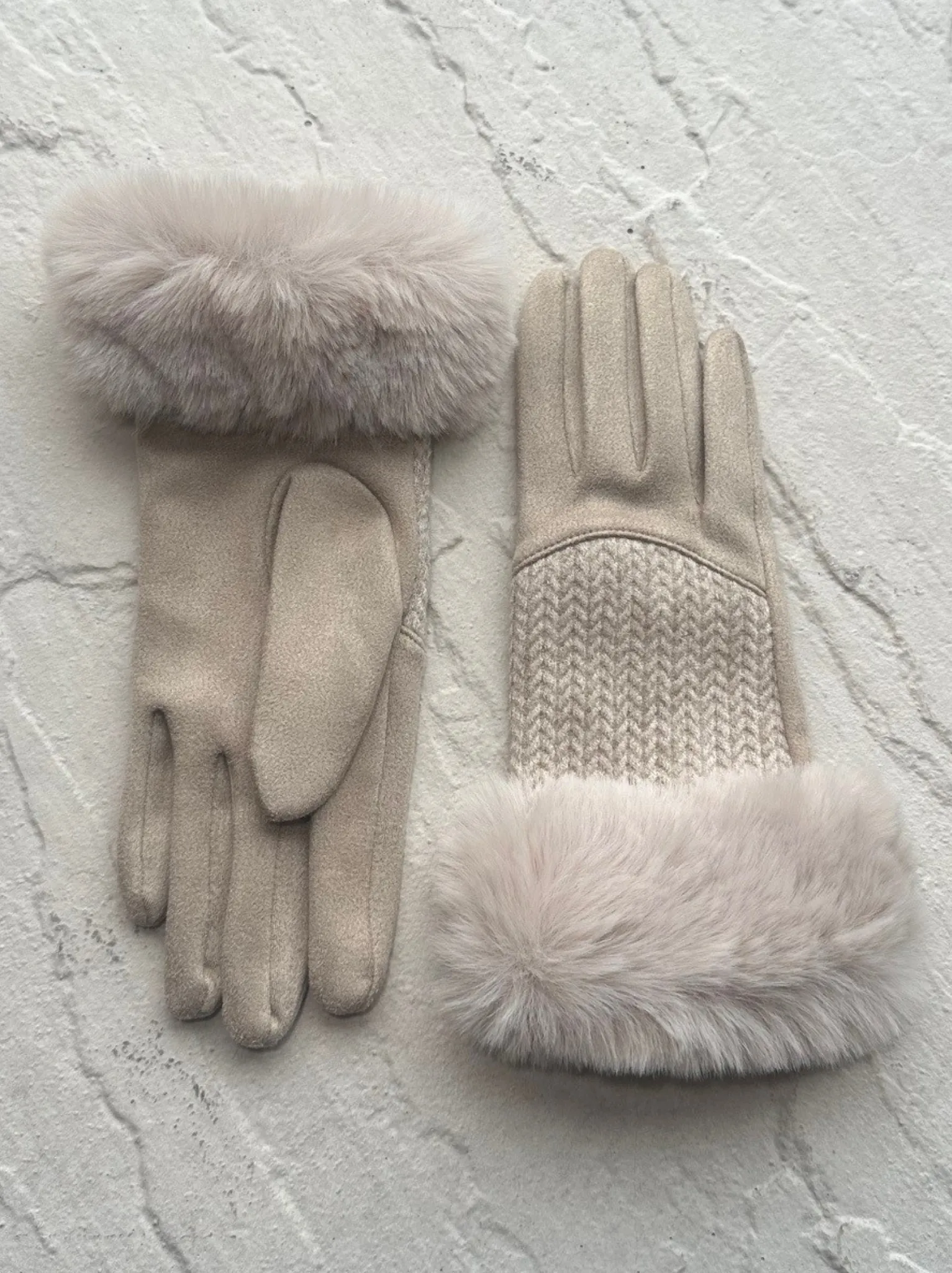 Aria Glove - Beige