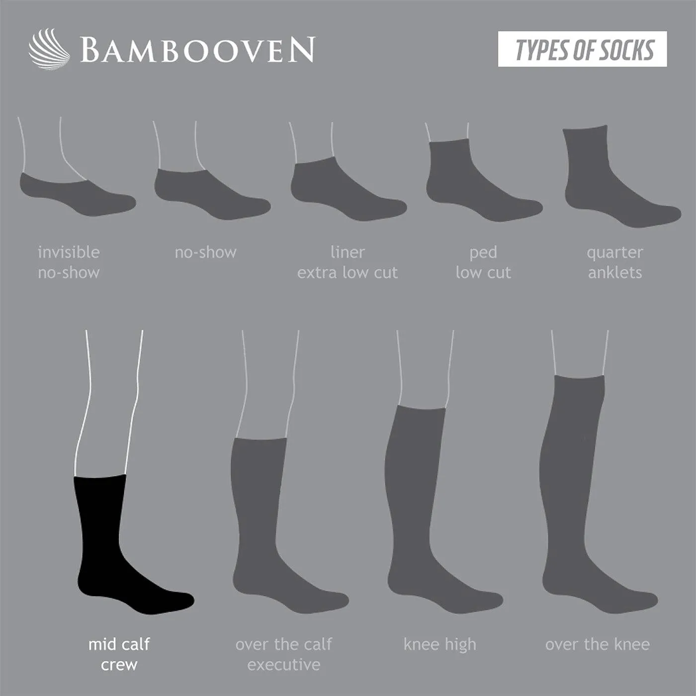 Bambooven Men’s Bamboo Dress Socks – Soft & Odor-Free (8 Pack) 592