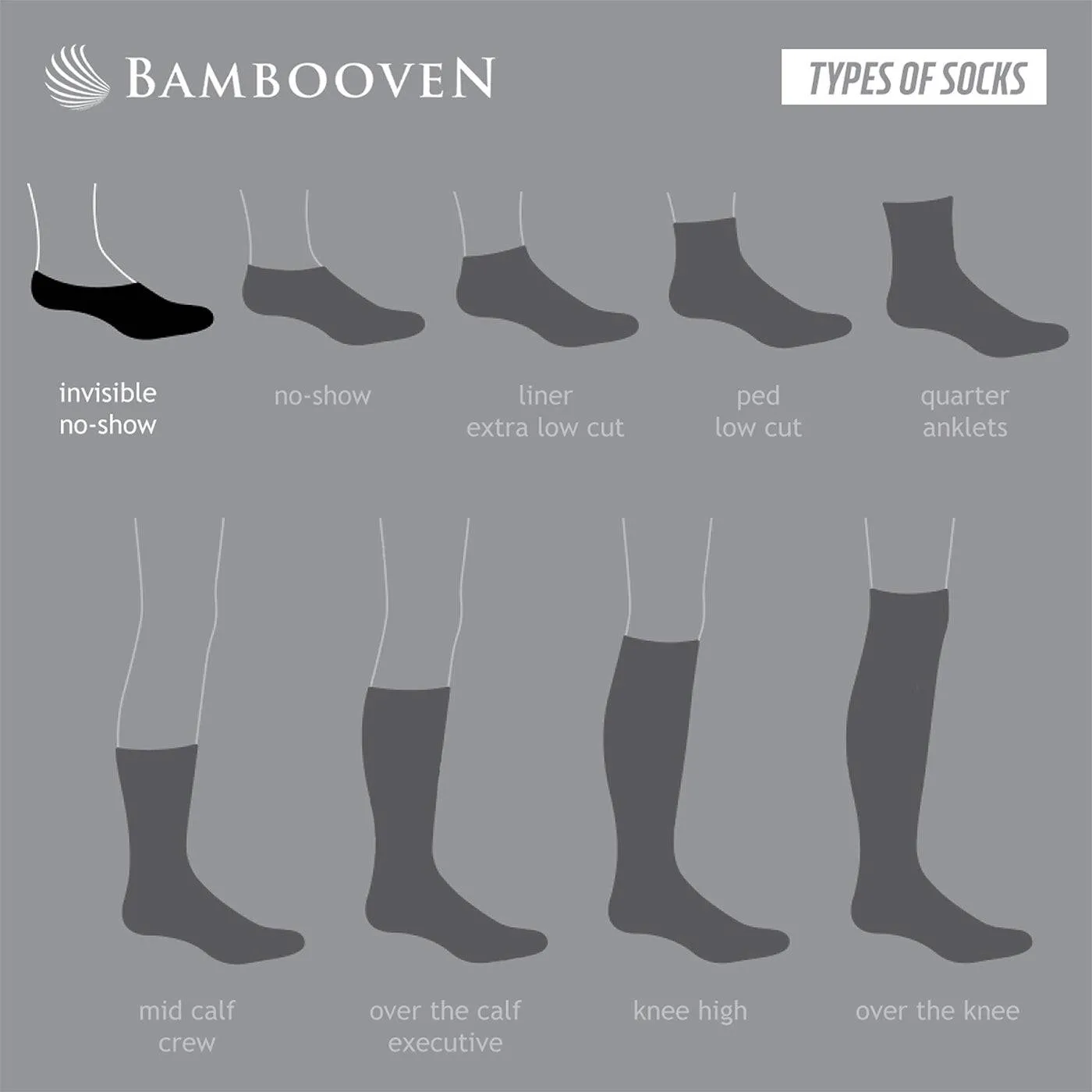 Bambooven Women's Bamboo Premium No Show Invisible Socks 6 Pairs-612