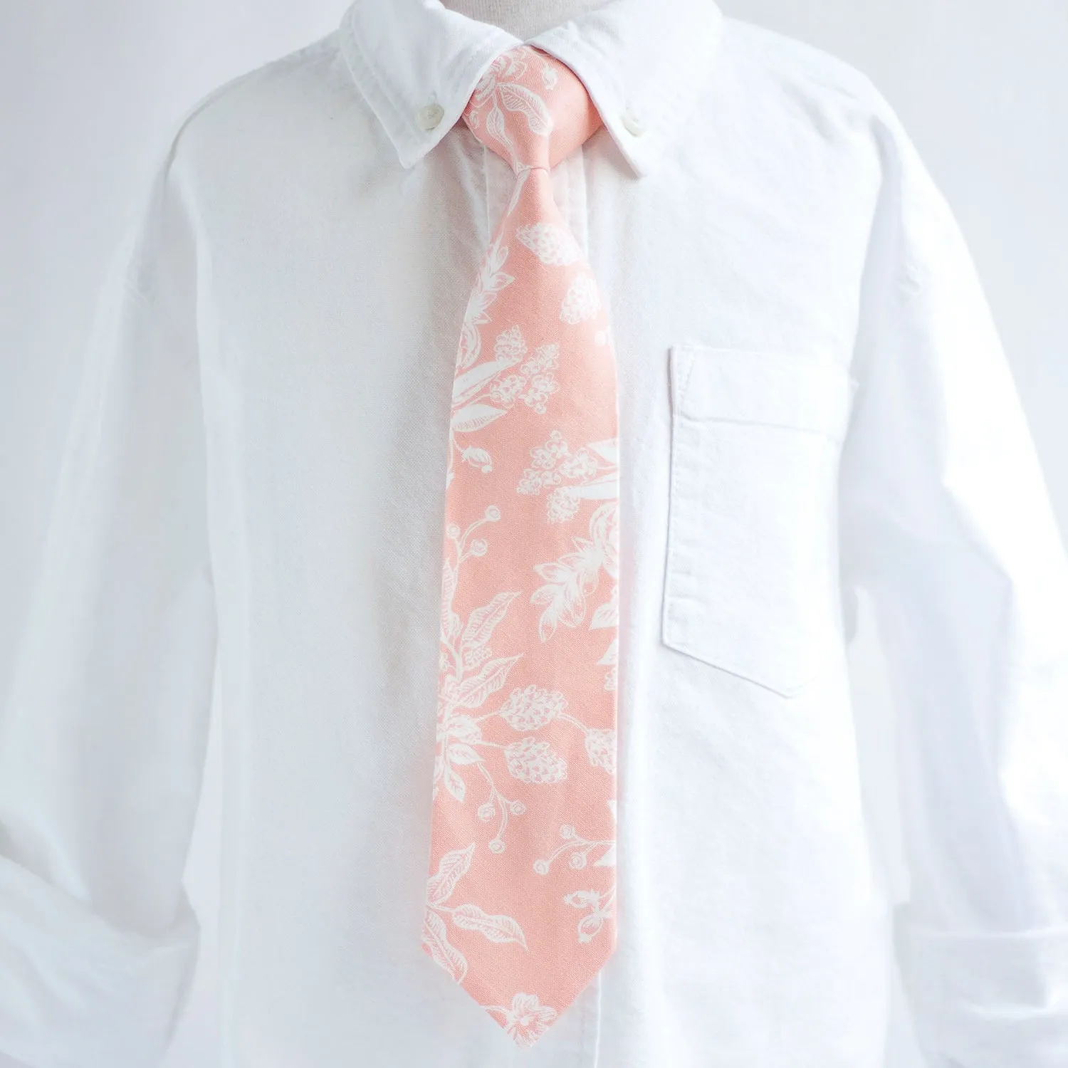 Boy's Necktie / Peach Toile