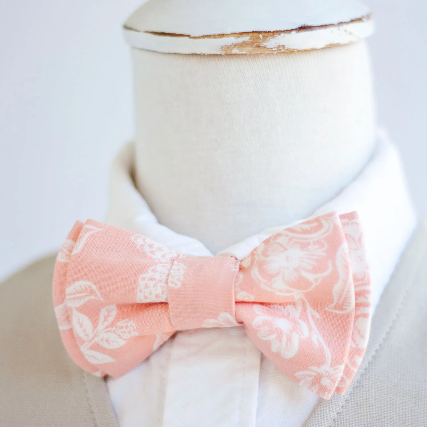 Boy's Necktie / Peach Toile