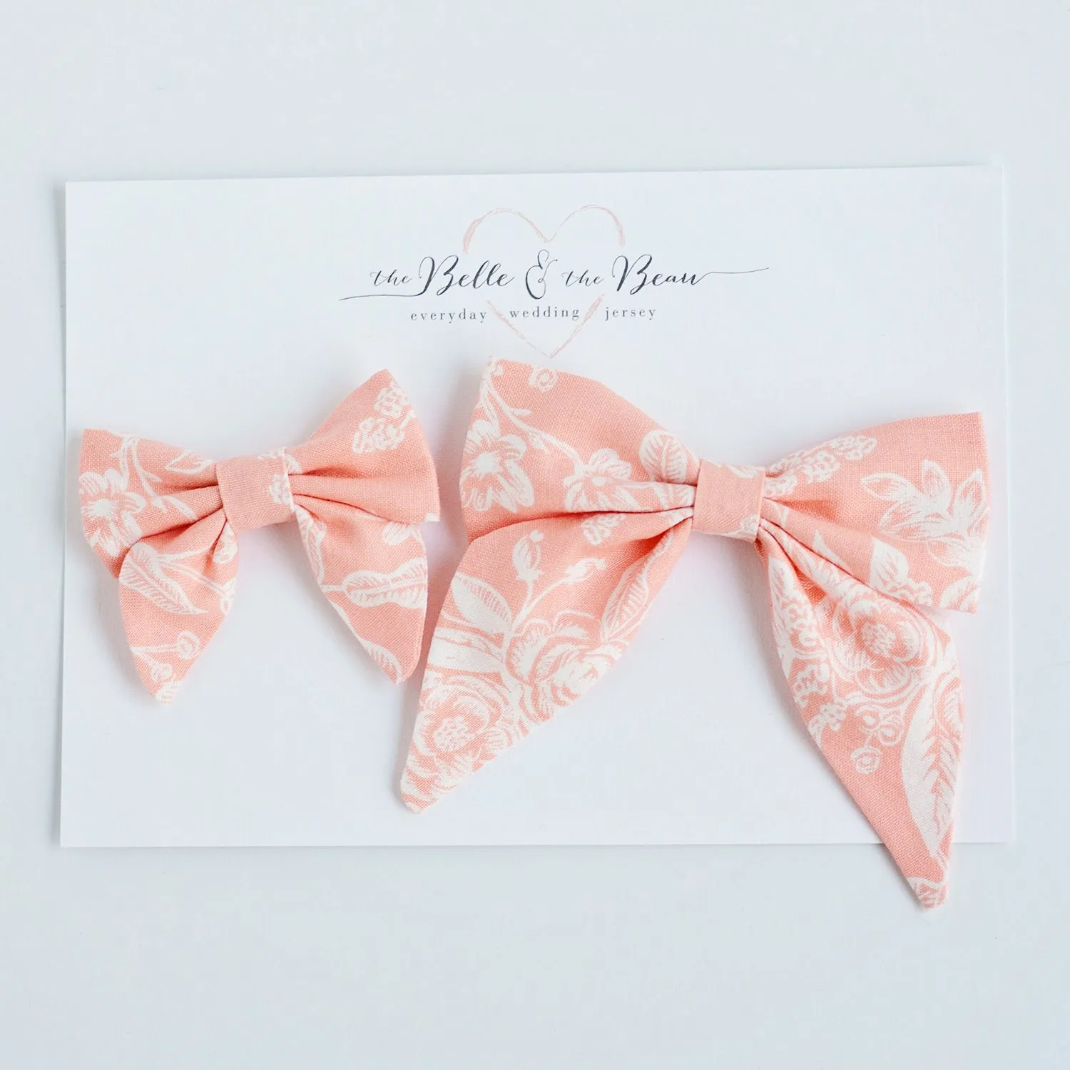 Boy's Necktie / Peach Toile