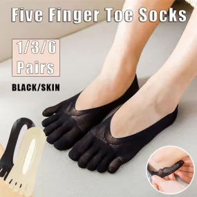 Breathable Five Finger Toe Socks