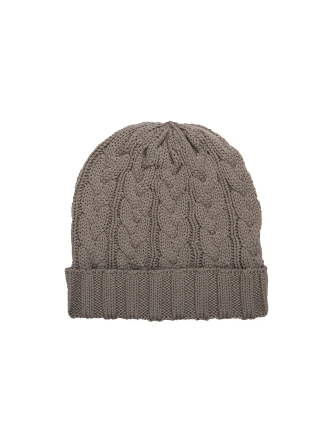 Charlie Cable Knit Hat - Pebble