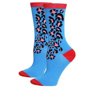 Cheetah Crew Socks