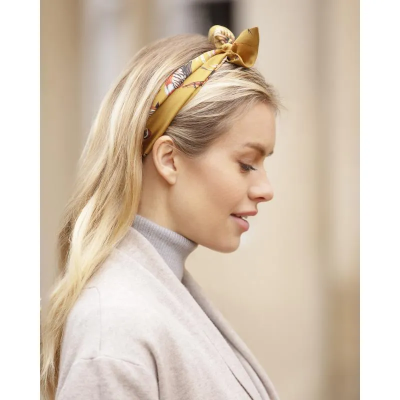 Clare Haggas George & Friends Silk Headband - Gold