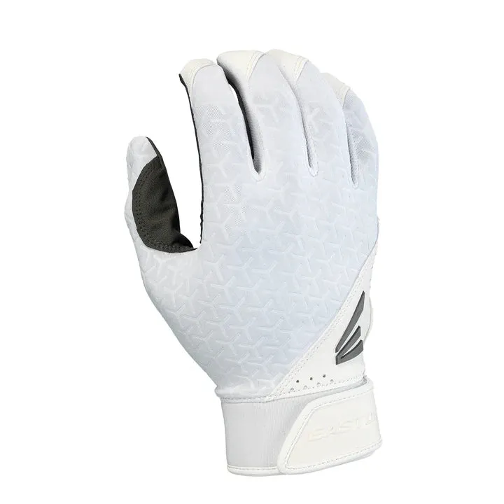 Easton Fundamental VRS Batting Gloves - Women's Small - White/Grey