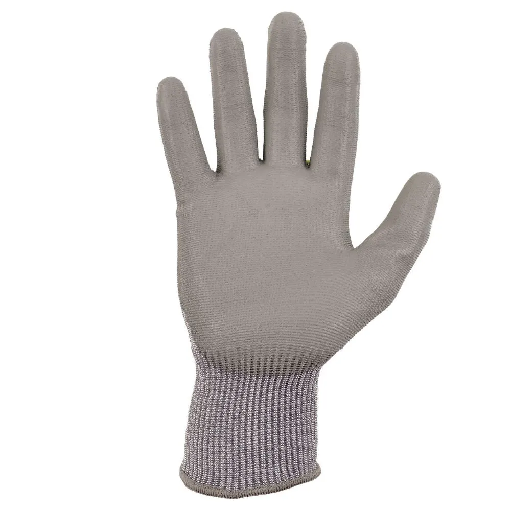 Ergodyne 10402 #7024 1-pair S Gray ANSI A2 PU Coated CR Gloves