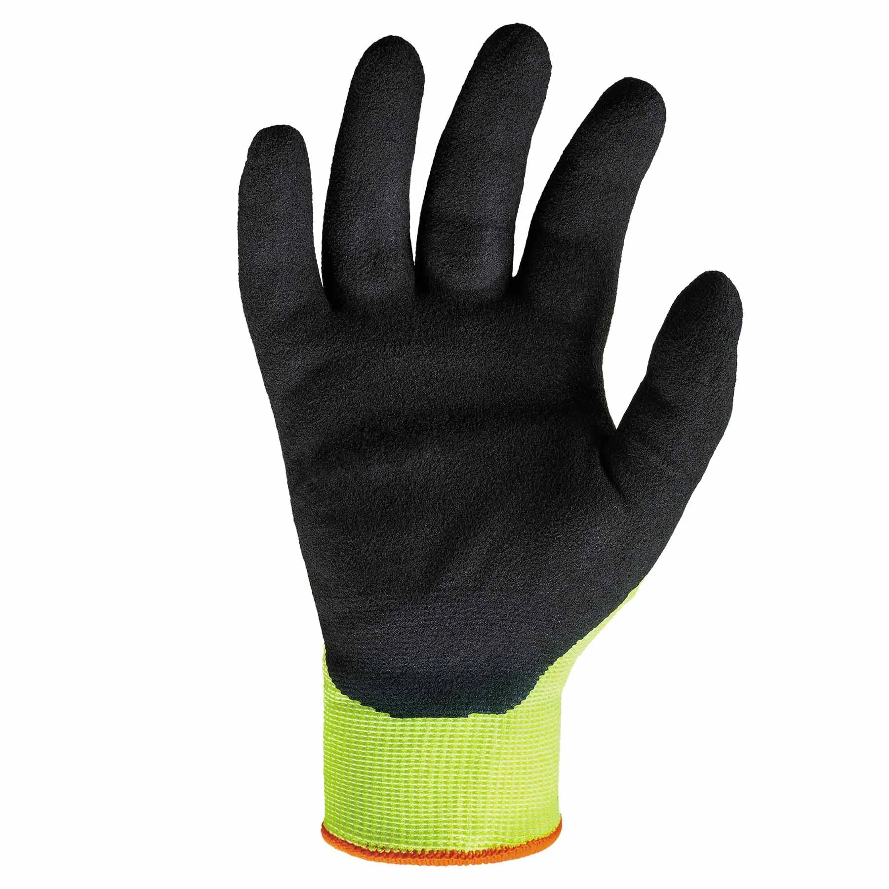 Ergodyne 17965 7021 XL Lime ANSI A2 Nitrile-Coated CR Gloves - WSX