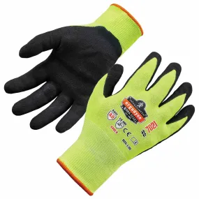 Ergodyne 17965 7021 XL Lime ANSI A2 Nitrile-Coated CR Gloves - WSX