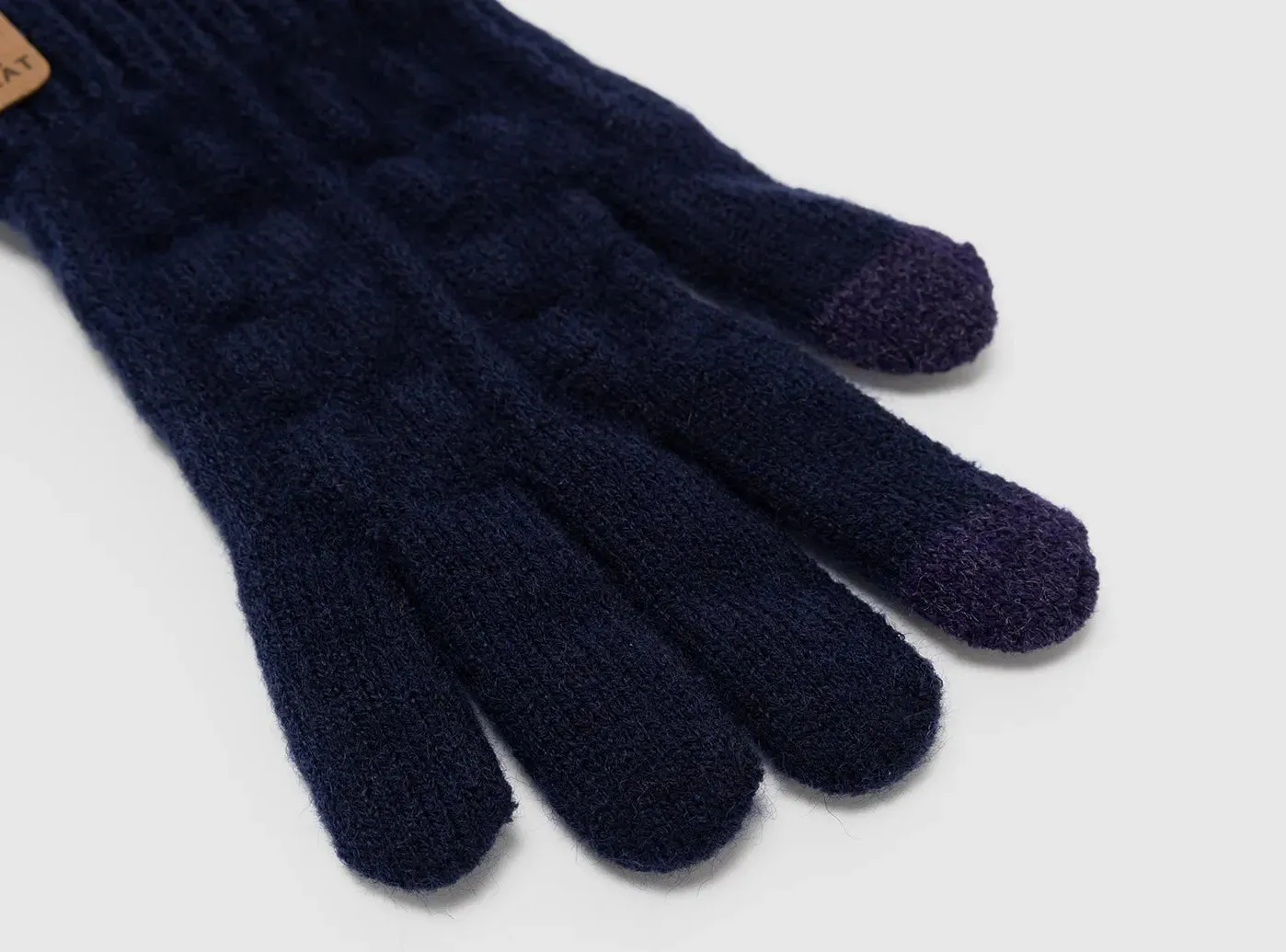 FitVille Knitted Wool Touchscreen Texting Functional Gloves (Unisex)