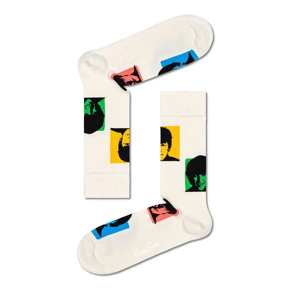 Happy Socks: Beatles Silhouettes White