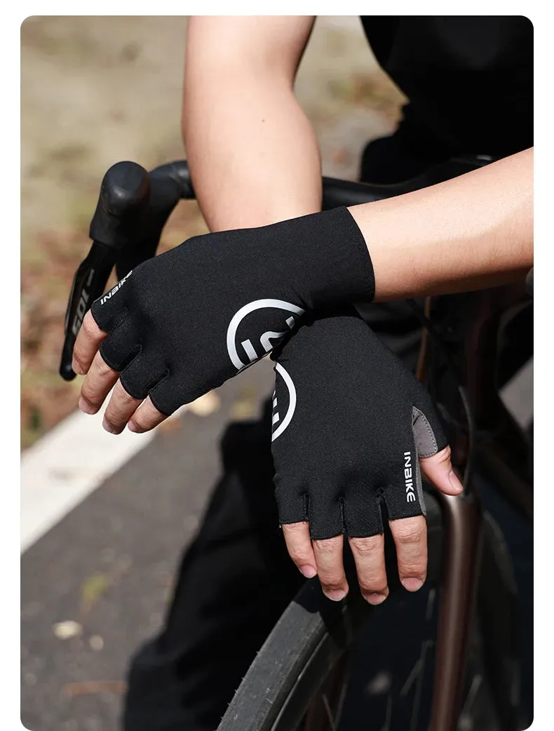 INBIKE 2024 Cycling Gloves Gel Padded for Men Autumn Winter Fleece