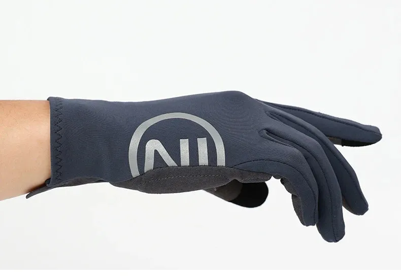 INBIKE 2024 Cycling Gloves Gel Padded for Men Autumn Winter Fleece