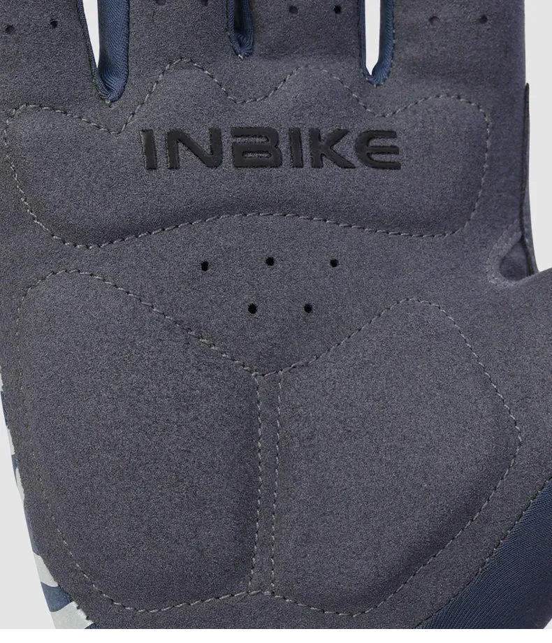 INBIKE 2024 Cycling Gloves Gel Padded for Men Autumn Winter Fleece