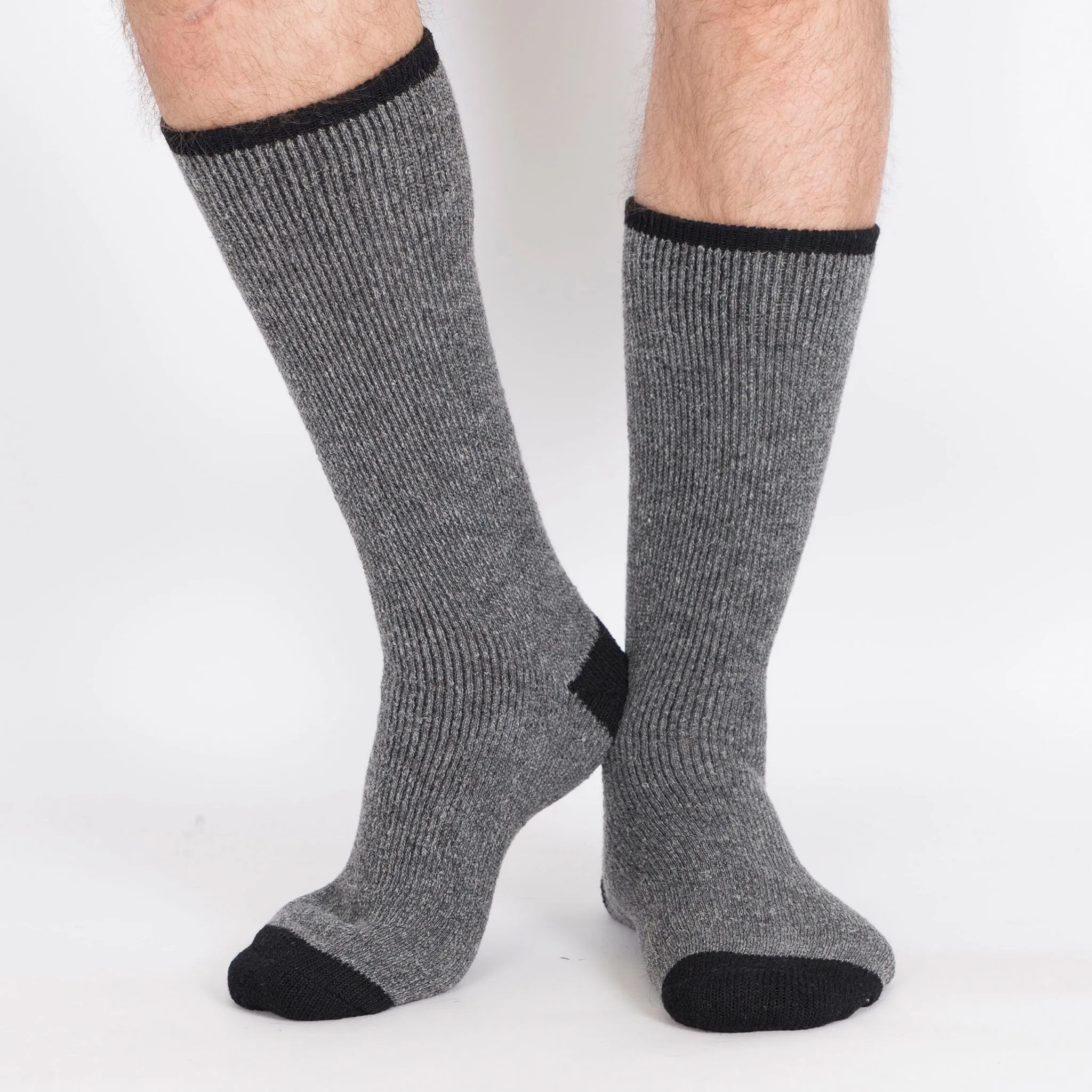 Kodiak Men's 2PK Insulated Wool Blend Socks - 463031-2M Grey