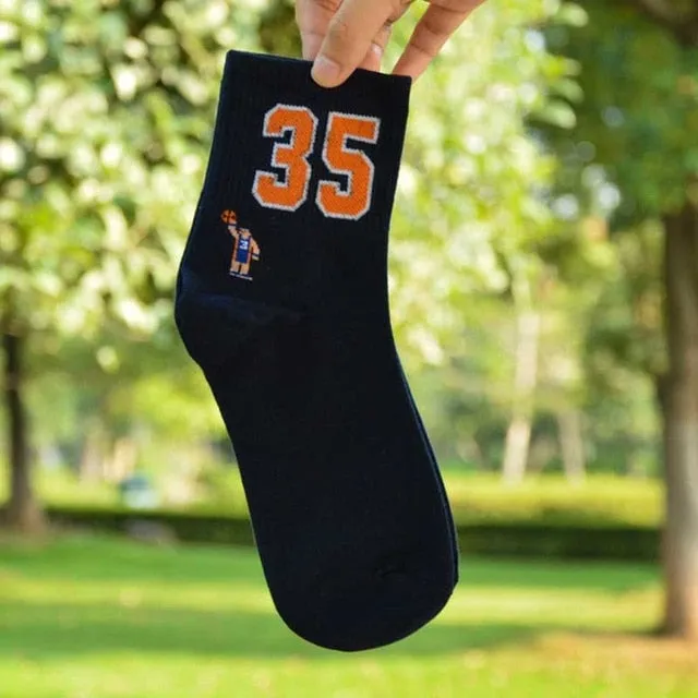 Men's Breathable Embroider Socks