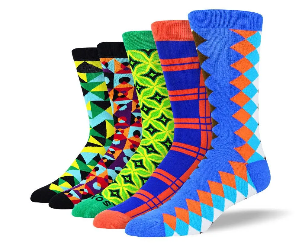 Men's Colorful New Socks Bundle