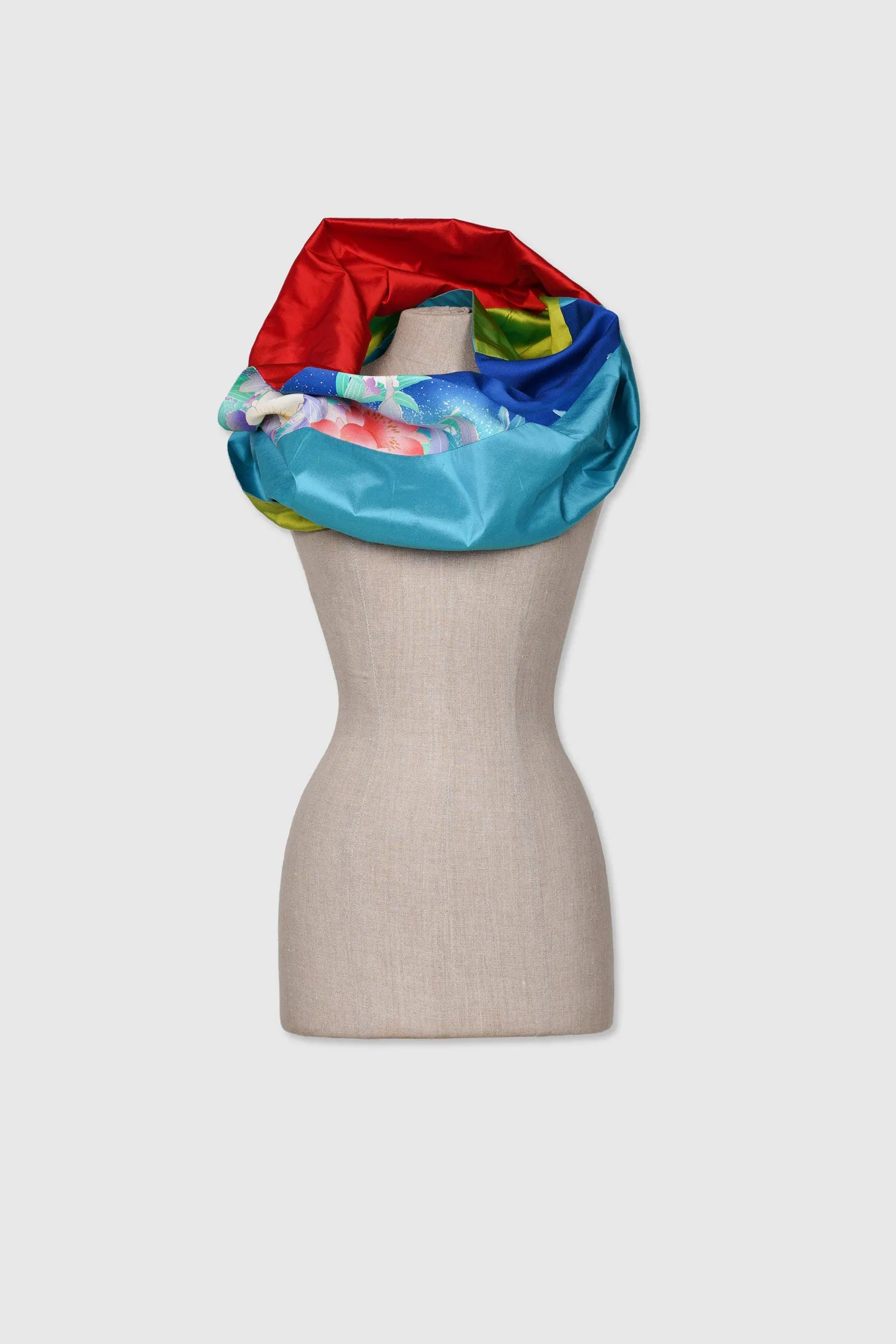 Mobius Silk Reversible Infinity Scarf