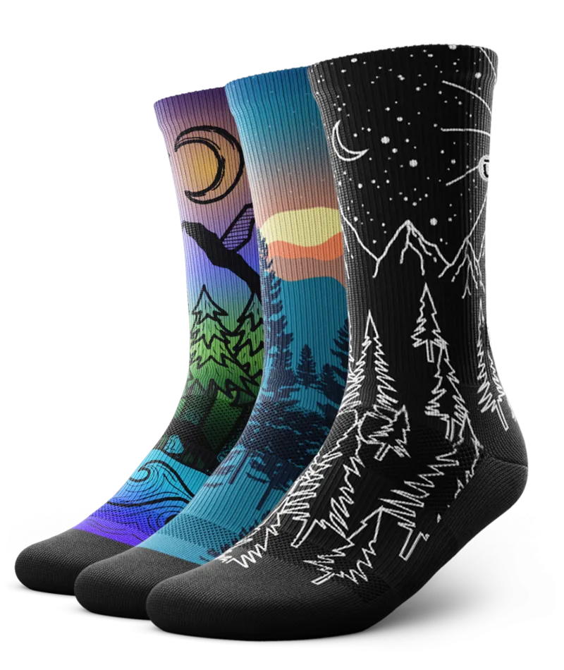 Nightfall Crew Socks 3-Pack