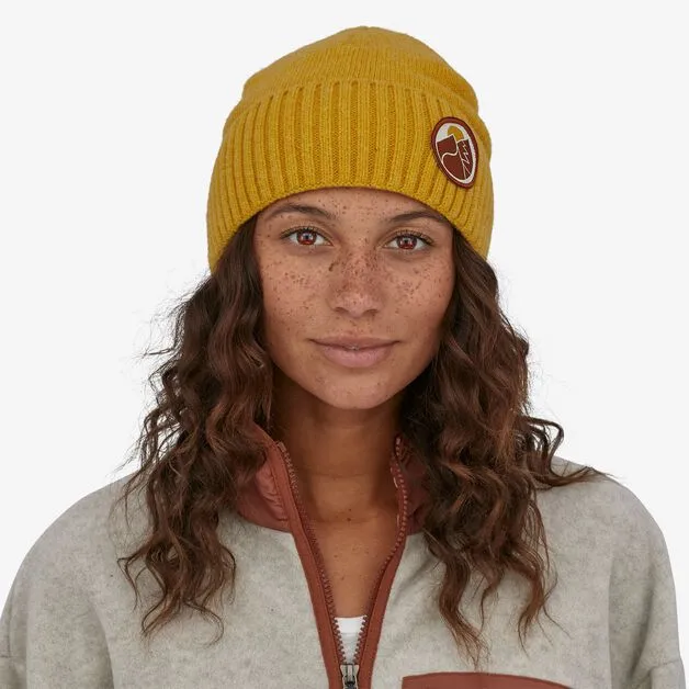 Patagonia Brodeo Beanie-Slow Going Patch: Cabin Gold