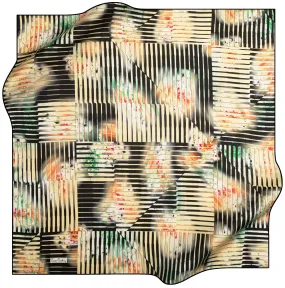 Pierre Cardin Style Square Silk Scarf No. 11