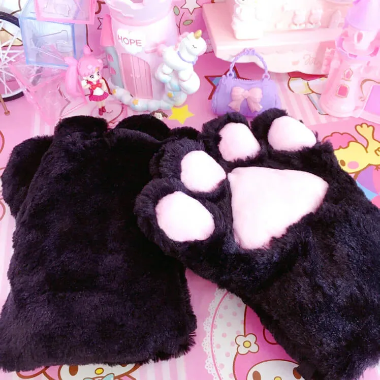 Plush Cat Claw Gloves AD21124