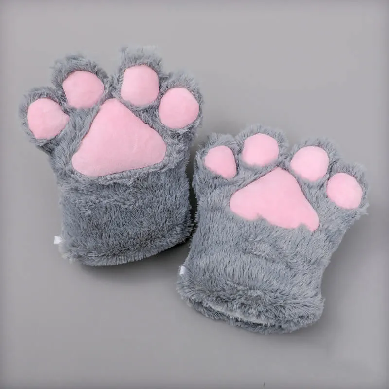 Plush Cat Claw Gloves AD21124