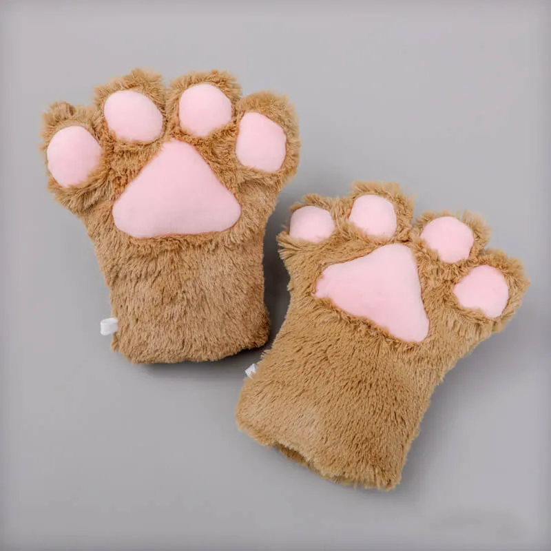 Plush Cat Claw Gloves AD21124