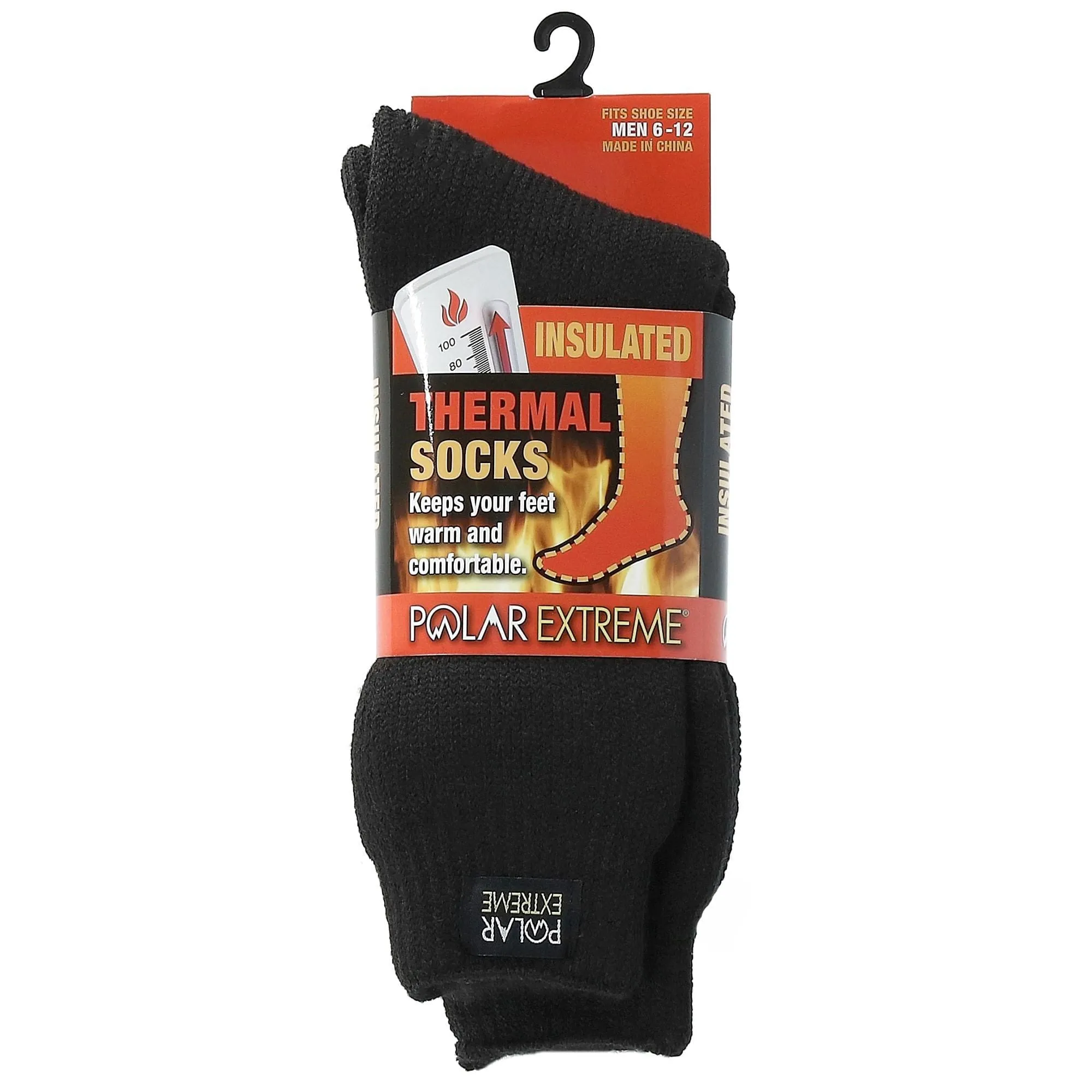 Polar Extreme Men's Insulated Thermal Socks with Fleece Lining