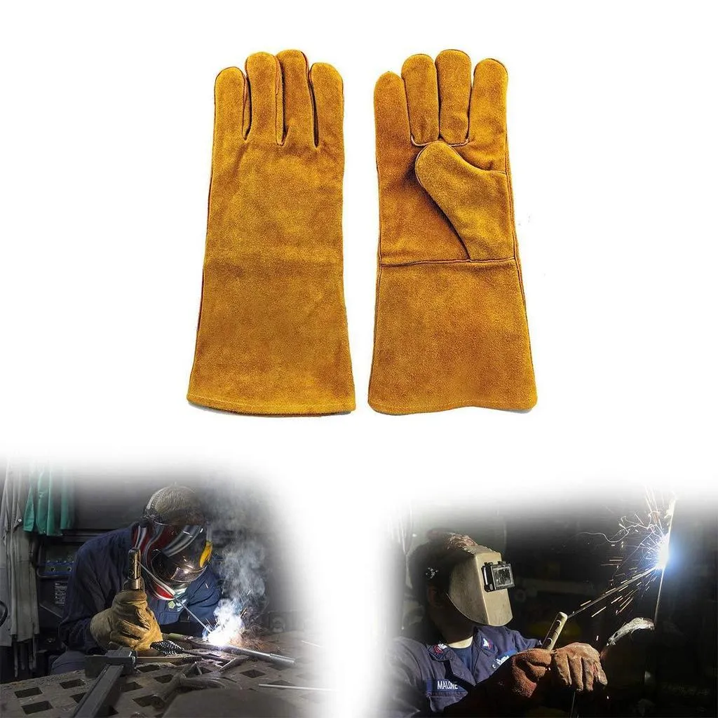 Protective Durable Heat Resistant Welding Work Gloves