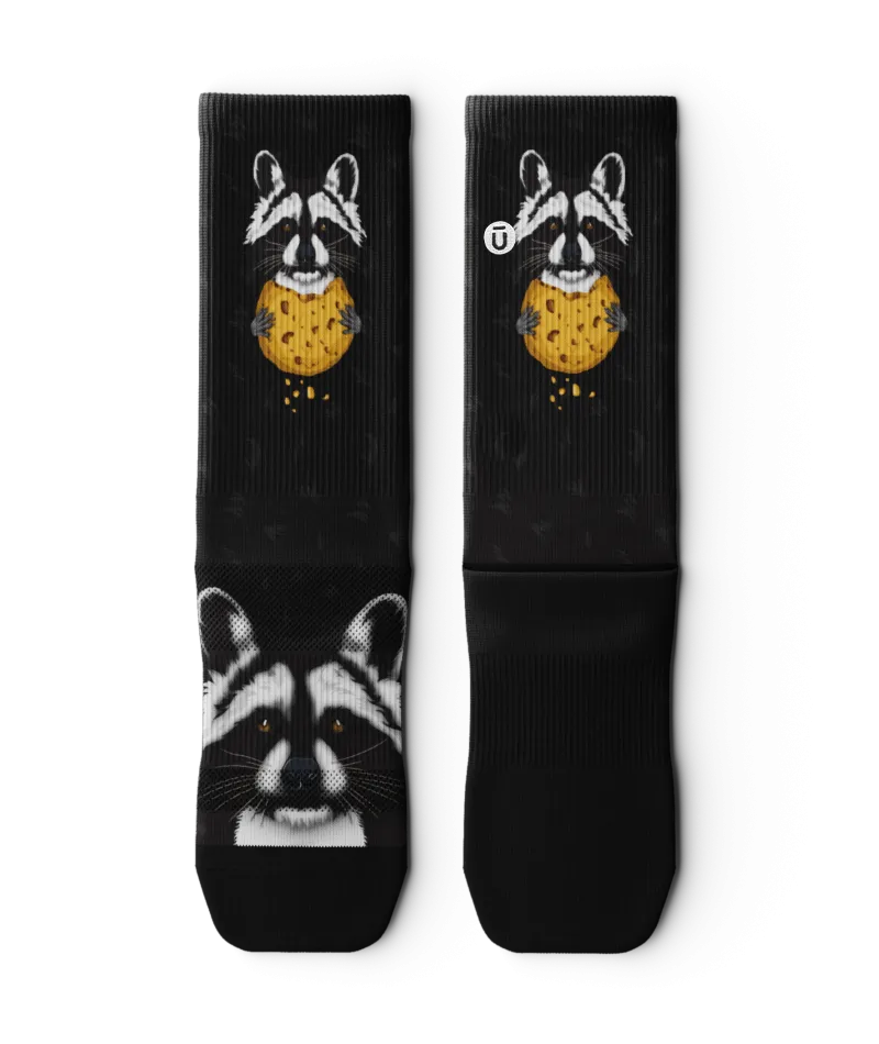 Rad Raccoon Crew Socks