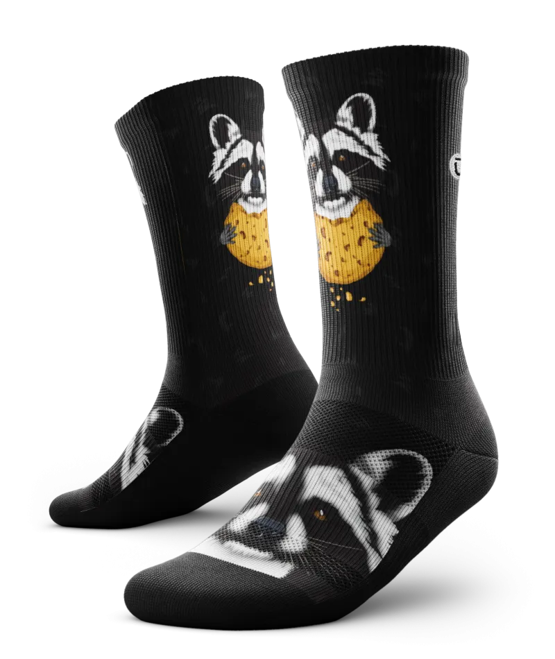 Rad Raccoon Crew Socks