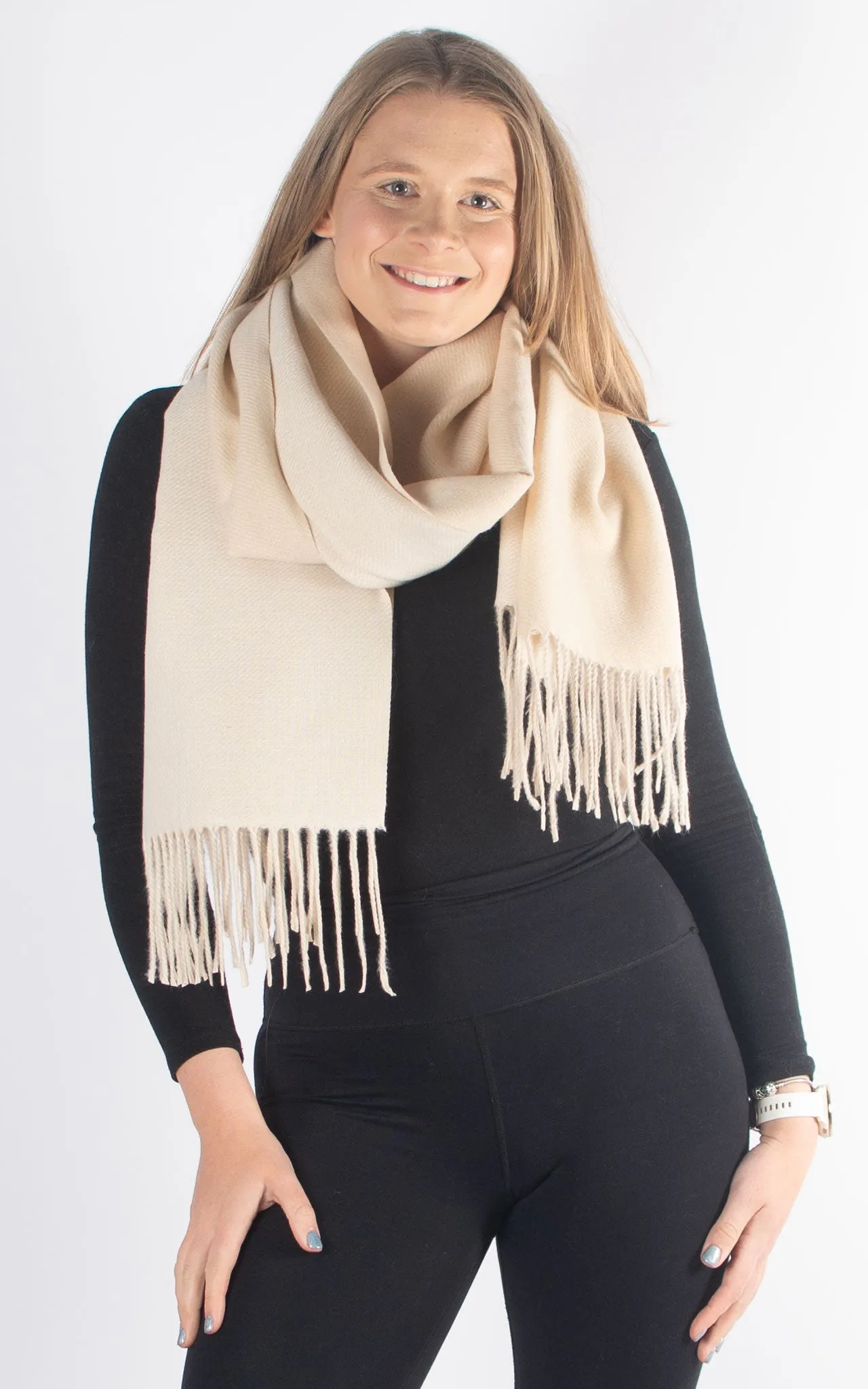 Reversible Winter Scarf | Beige