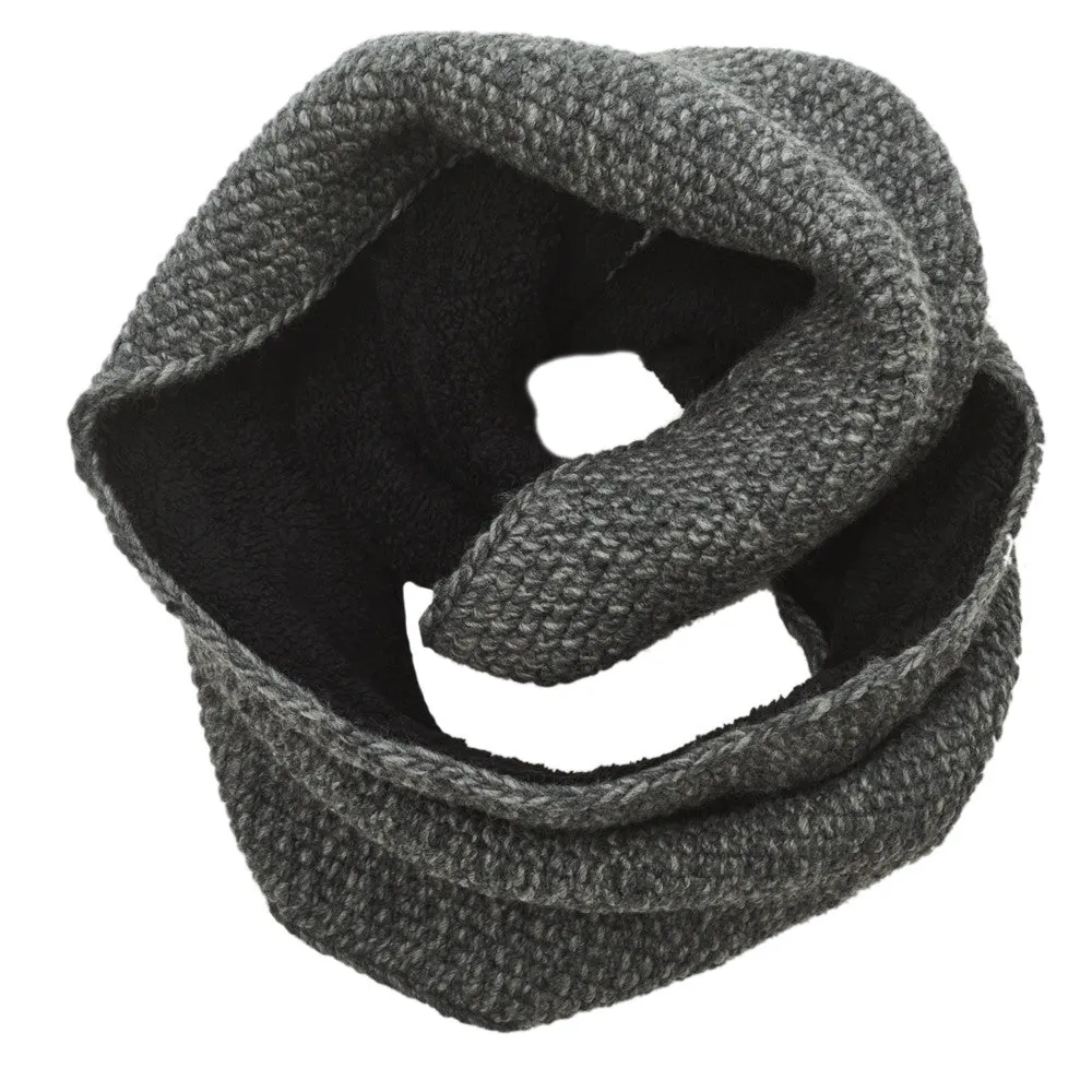 Sherpa Lined Infinity Scarf