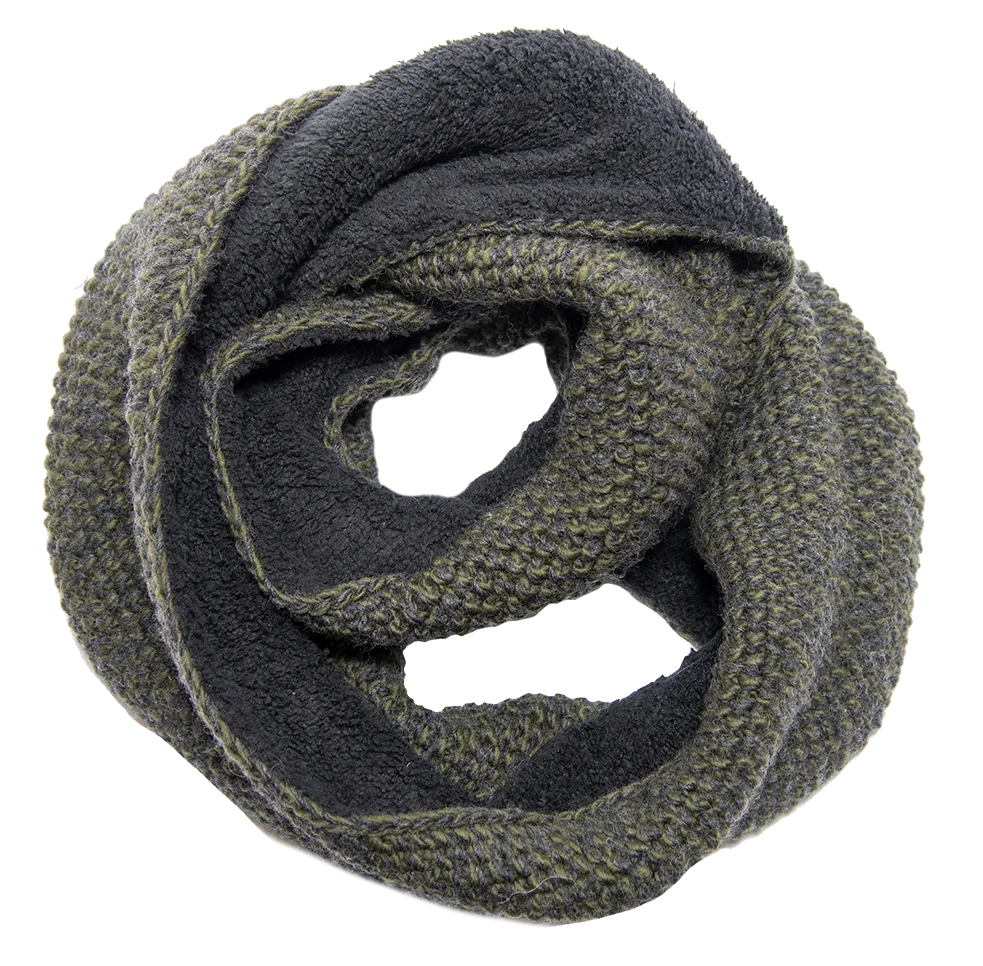 Sherpa Lined Infinity Scarf