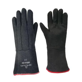 Showa 8814 - 14" Black CharGuard Non-Woven Lined Heat Resistant Gloves (1 Pair)