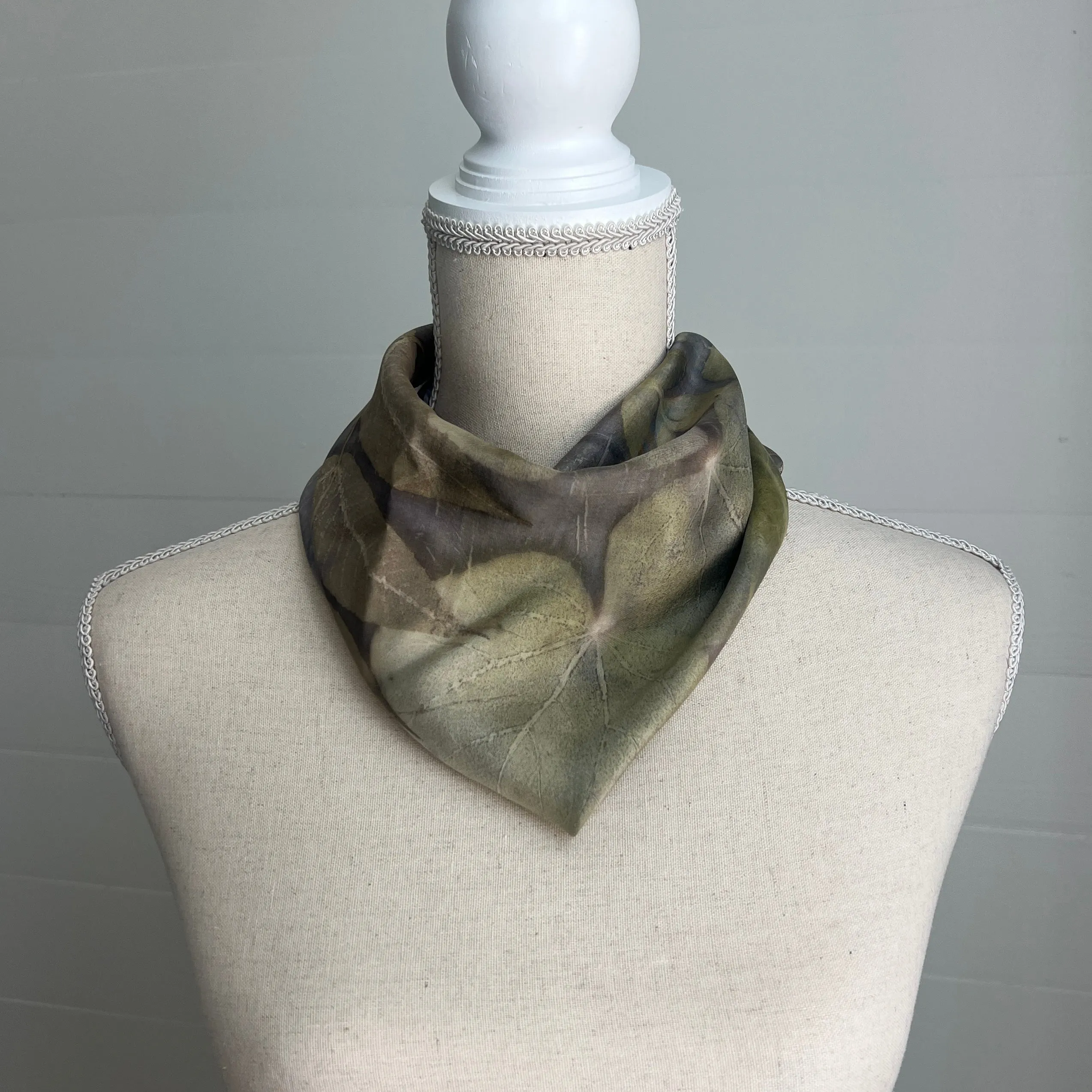 Silk Scarf | "Fergie" Light Logwood