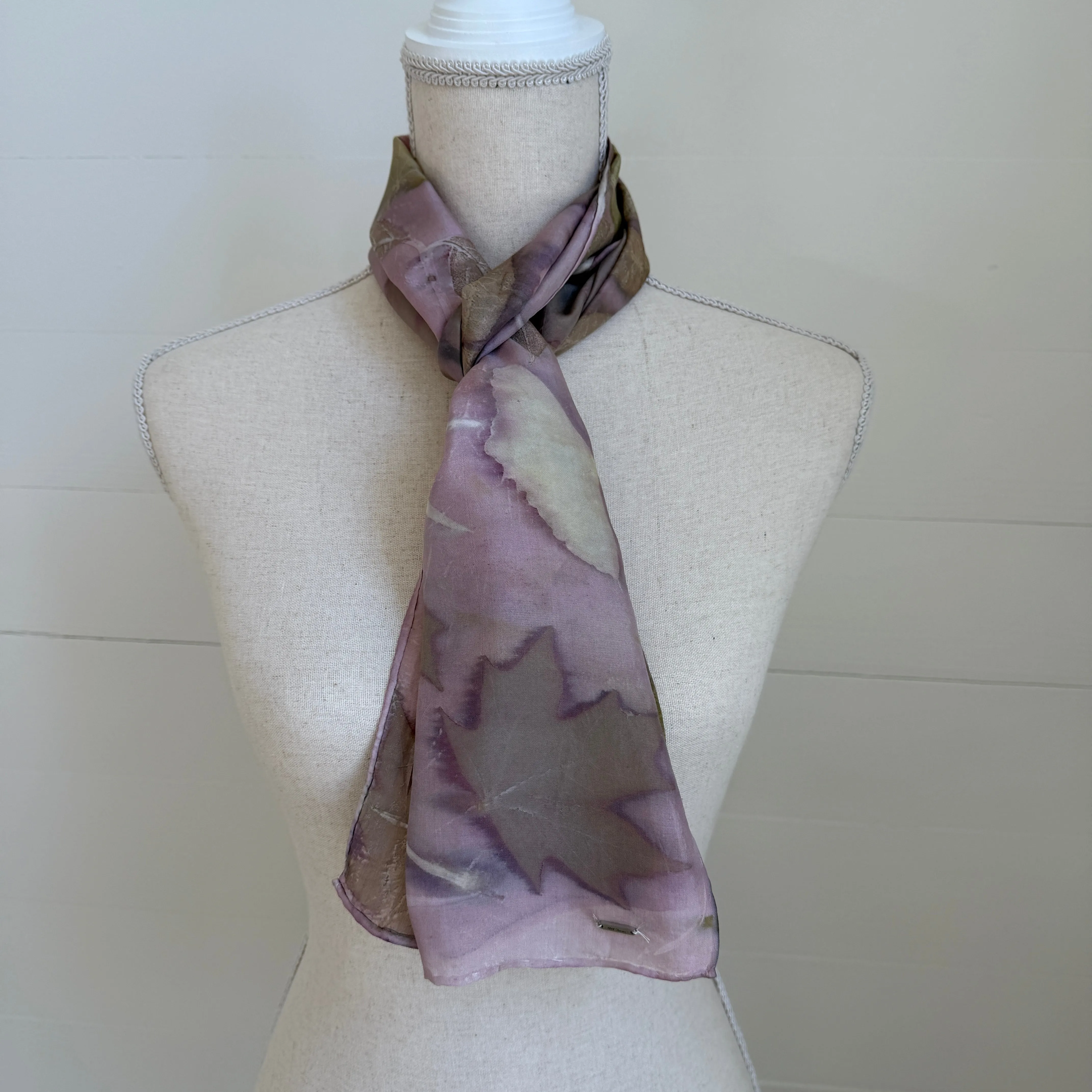 Silk Scarf | "Paula" Cochineal - Sappanwood