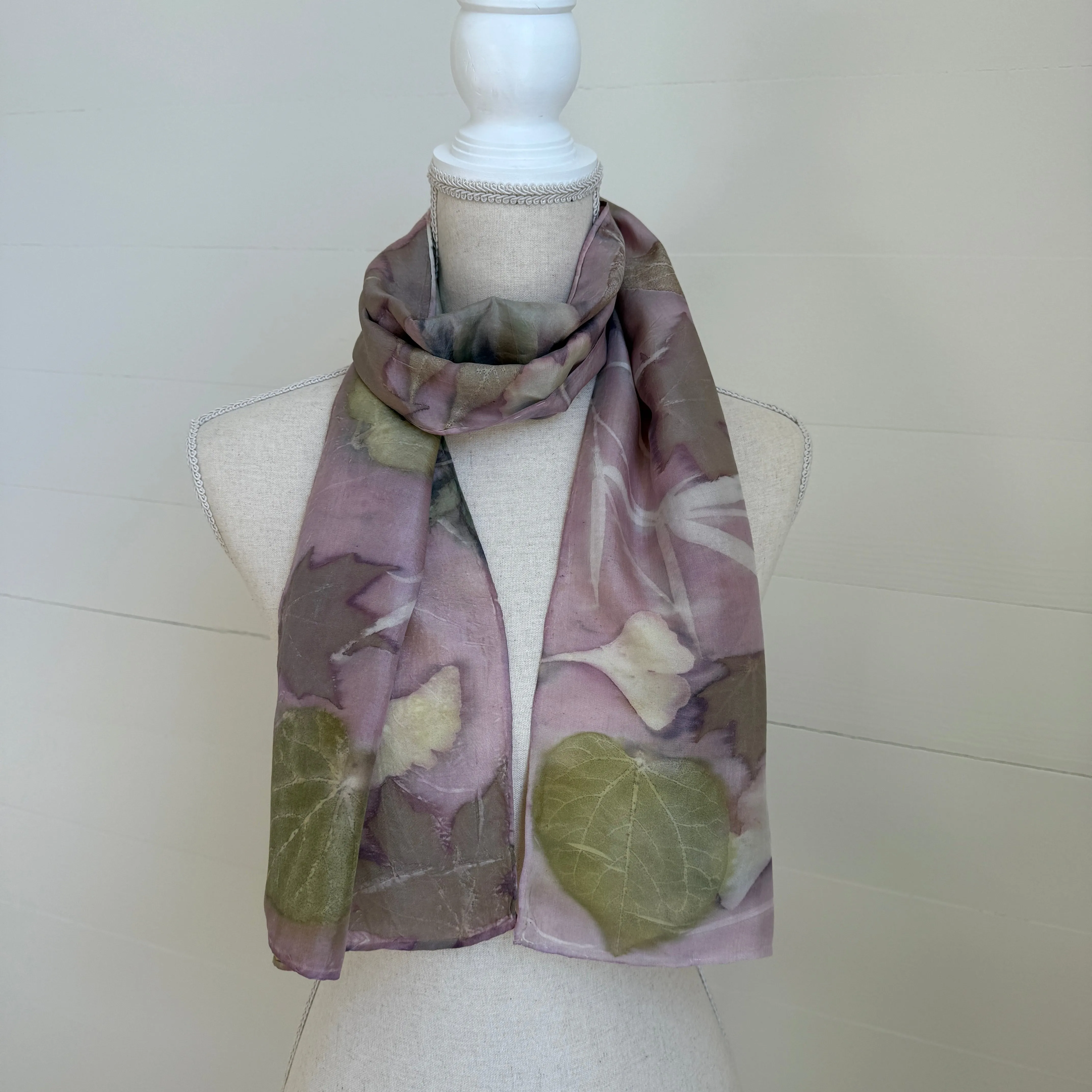 Silk Scarf | "Paula" Cochineal - Sappanwood