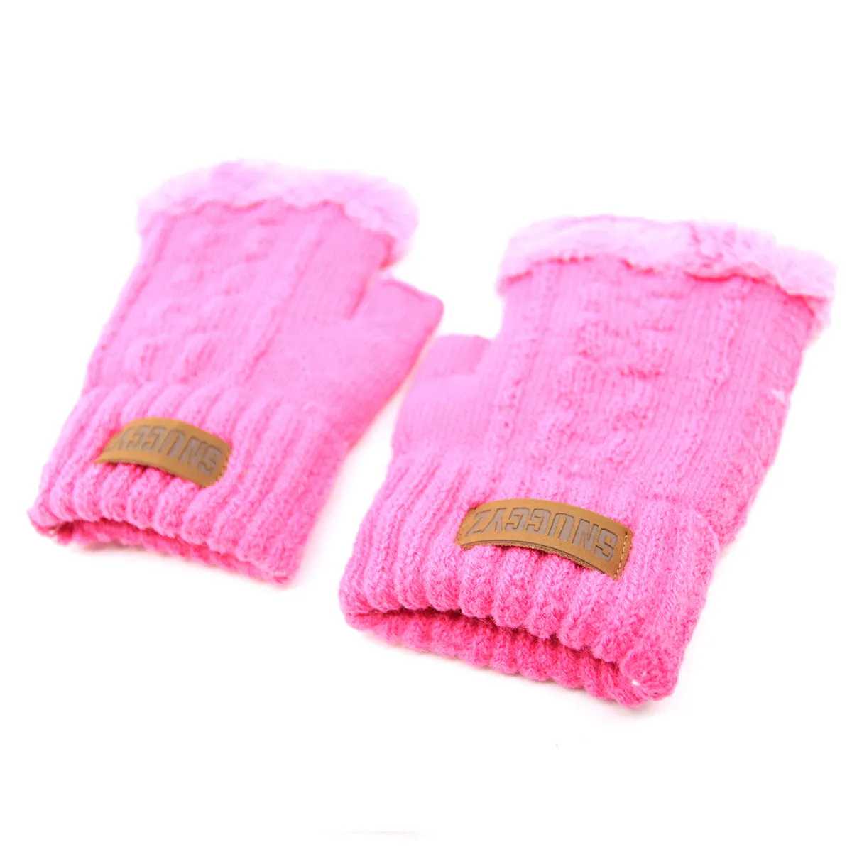 Snuggyz® Ultra Plush Fingerless Gloves