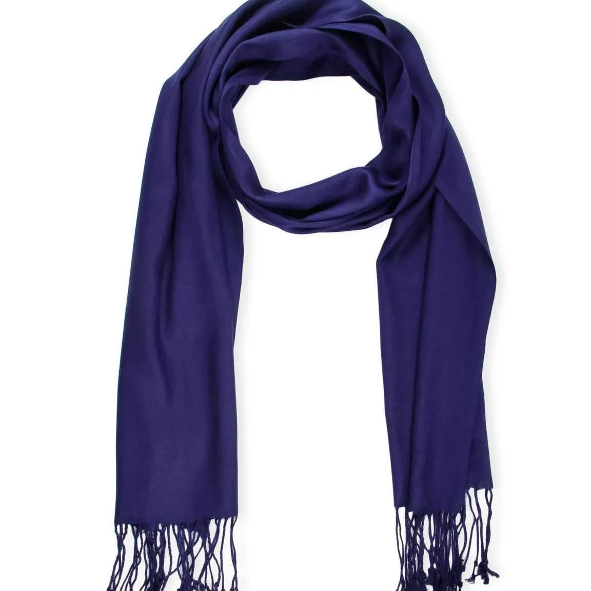 Solid Color Satin Scarf - Several Colors