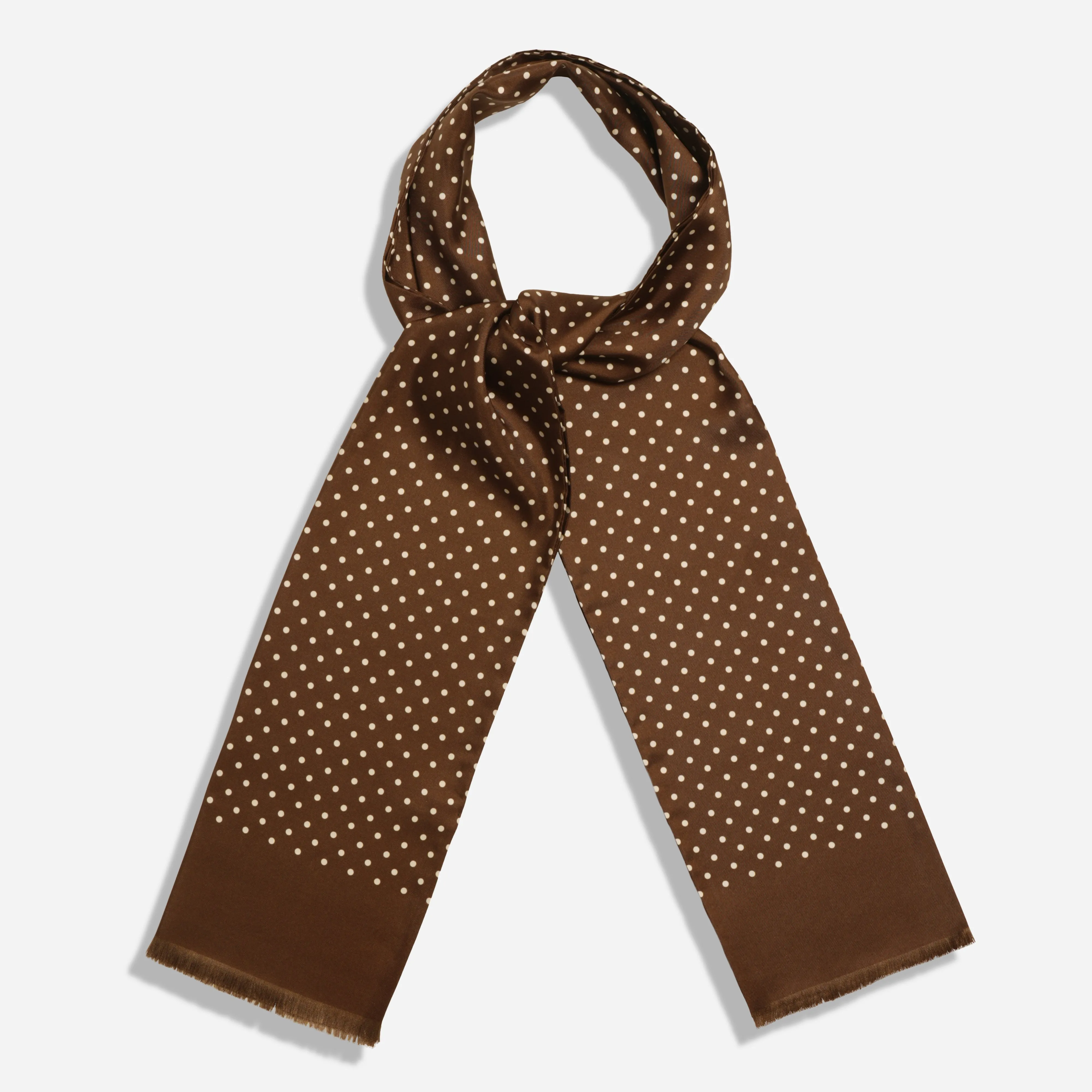 Southport Dot Cacao Scarf