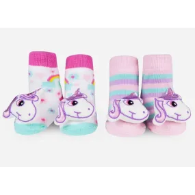 Waddle Unicorn Rattle Socks