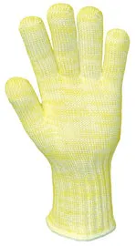 Wells Lamont Yellow/White Kevlar®/Nomex Heat Resistant Gloves With 3.5" Knit Wrist And Full Thumb