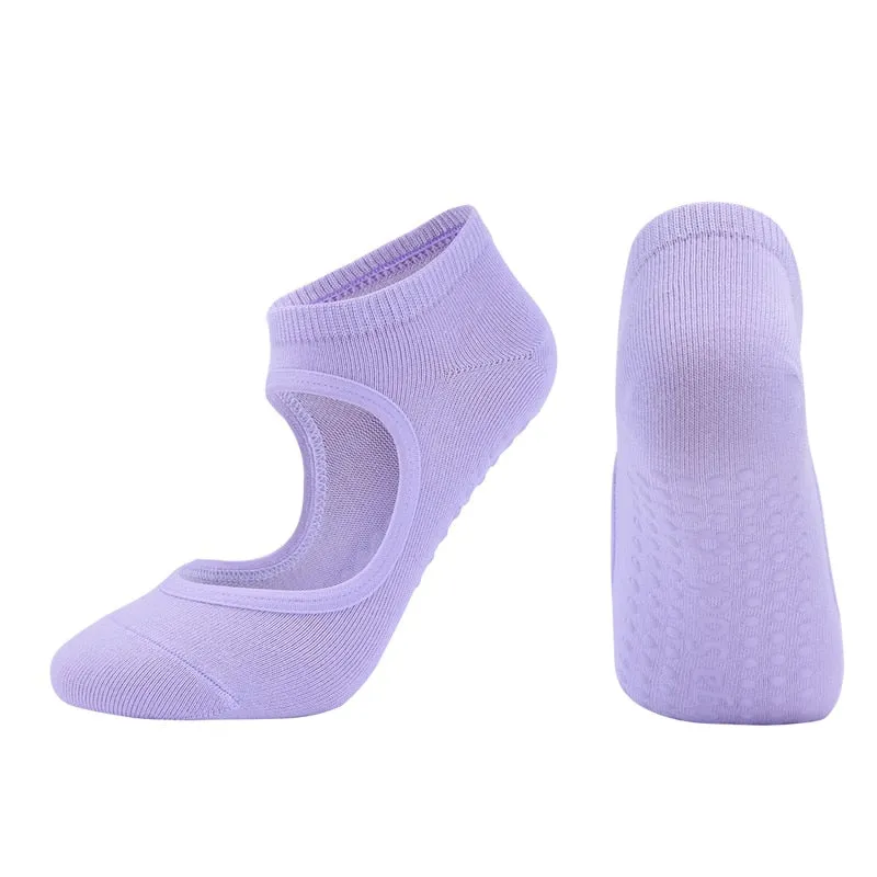 Womens Anti-Slip Breathable Yoga Dance and Sports Socks